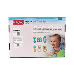 Babyhug Rattle Cum Teether Set Pack of 6 - Multicolor