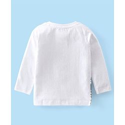 Babyhug 100% Cotton Knit Full Sleeves T-Shirt Avengers Graphics - White