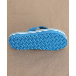 Cute Walk by Babyhug Slip On Flip Flop with Bear Print - Blue