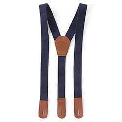 Babyhug Cotton Knit Half Sleeves Checkered Shirt & Trouser with Suspender - Red & Navy