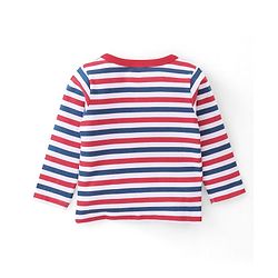Babyhug 100% Cotton Knit Full Sleeves Front Open Vests Stripes & Animal Print Pack of 3 - Multicolour