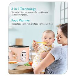 Babyhug Automatic Baby Rice Cooker Cum Food Steamer- Pink