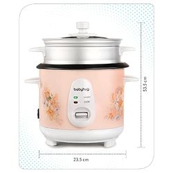 Babyhug Automatic Baby Rice Cooker Cum Food Steamer- Pink