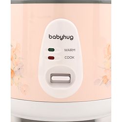 Babyhug Automatic Baby Rice Cooker Cum Food Steamer- Pink