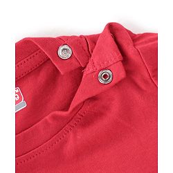 Babyhug 100% Cotton Knit Full Sleeves Solid Colour T-Shirt - Red