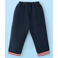 Babyhug 100% Cotton Knit Raglan Sleeves T-Shirt & Lounge Pant Set Teddy Print - Multicolour