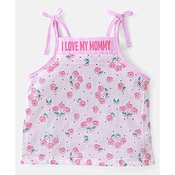 Babyhug 100% Cotton Sleeveless Jhabla Floral Print Pack Of 3 - Blue & Pink