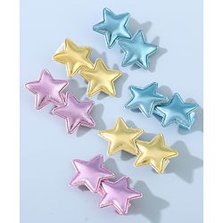 Babyhug Bow & Butterfly Clips Free Size Set of 6 - Multicolor