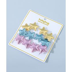 Babyhug Bow & Butterfly Clips Free Size Set of 6 - Multicolor