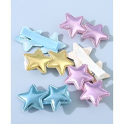Babyhug Bow & Butterfly Clips Free Size Set of 6 - Multicolor