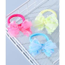 Babyhug Rubber Bands & Scrunchies  Free Size Set of 3 - Multicolor