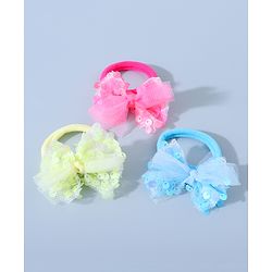 Babyhug Rubber Bands & Scrunchies  Free Size Set of 3 - Multicolor