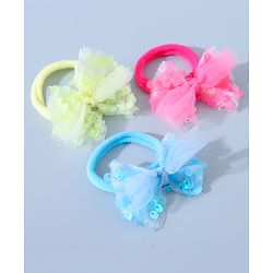 Babyhug Rubber Bands & Scrunchies  Free Size Set of 3 - Multicolor