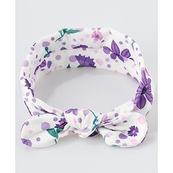 Babyhug Free Size Headband with Sunglasses - White