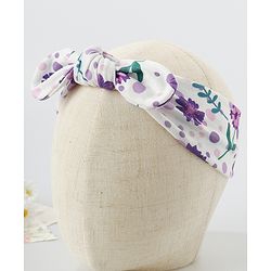 Babyhug Free Size Headband with Sunglasses - White