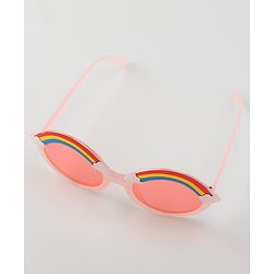 Babyhug Free Size Headband With Floral Corsage & Sunglasses - Light Pink