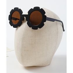 Babyhug Free Size Bow Headband with Sunglasses - Black