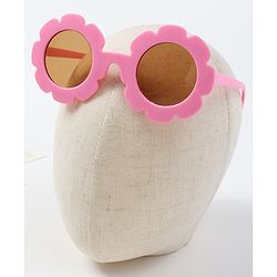 Babyhug Free Size Bow Headband with Sunglasses - Black