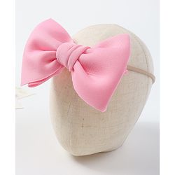 Babyhug Free Size Bow Headband with Sunglasses - Black