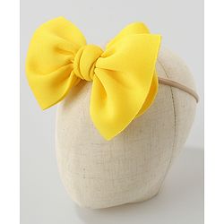 Babyhug Free Size Bow Headband with Sunglasses - Black
