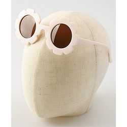 Babyhug Free Size Bow Headband with Sunglasses - Pink