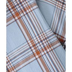Babyhug Woven Full Sleeves Shirt Checkered with Bow - Blue