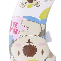 Babyhug Soft Cushioned Baby Potty Seat Fun Time Print - White Blue