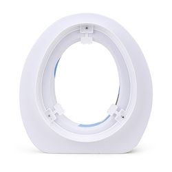 Babyhug Soft Cushioned Baby Potty Seat Fun Time Print - White Blue