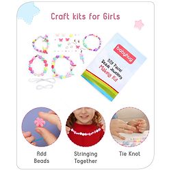 Babyhug DIY Pastel Beads Jewellery Making Kit - Multicolour