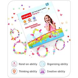 Babyhug DIY Pastel Beads Jewellery Making Kit - Multicolour