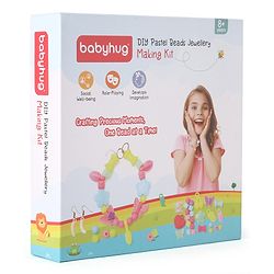 Babyhug DIY Pastel Beads Jewellery Making Kit - Multicolour