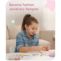 Babyhug DIY Acrylic Beads Jewellery Making Kit - Multicolour