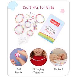 Babyhug DIY Acrylic Beads Jewellery Making Kit - Multicolour