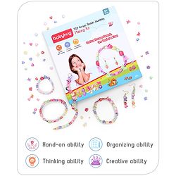 Babyhug DIY Acrylic Beads Jewellery Making Kit - Multicolour