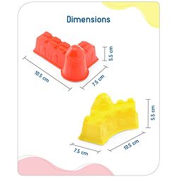 Babyhug DIY Sand Castle Playset - Multicolour