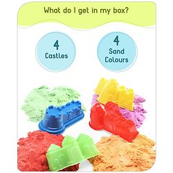 Babyhug DIY Sand Castle Playset - Multicolour