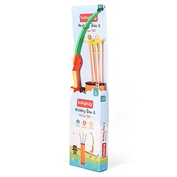 Babyhug Archery Set for Kids - Bow & 3 Suction Cup Arrows with Target Board | Safe Indoor & Outdoor Garden Play Toy for Boys & Girls | Improves Focus & Motor Skills | Ideal Birthday Gift