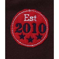 Babyhug Full Sleeves Sweatshirt East 2010 Patch - Brown