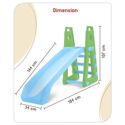 Babyhug Kid's Slide - Red & Yellow