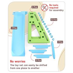 Babyhug Kid's Slide - Red & Yellow