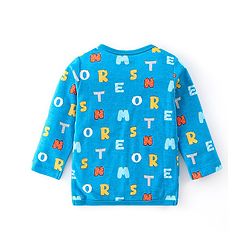 Babyhug 100% Cotton Full Sleeves Front Button Antibacterial Vest Dino Print Pack of 3 - Multicolour