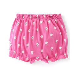 Babyhug 100% Cotton Knit Bloomer Floral Print Pack of 3 - Multicolor