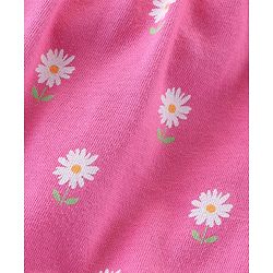 Babyhug 100% Cotton Knit Bloomer Floral Print Pack of 3 - Multicolor