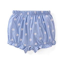 Babyhug 100% Cotton Knit Floral Print Bloomers Pack of 3 - Multicolour