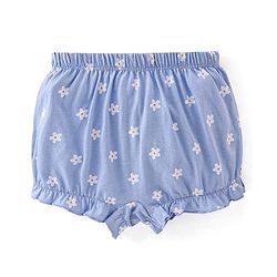 Babyhug 100% Cotton Knit Floral Print Bloomers Pack of 3 - Multicolour