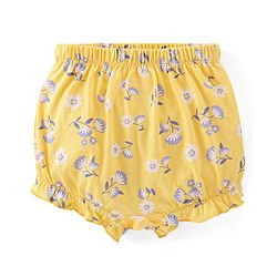 Babyhug 100% Cotton Knit Floral Print Bloomers Pack of 3 - Multicolour