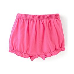 Babyhug 100% Cotton Knit Bloomers Butterfly Print Pack of 3 - Pink & White