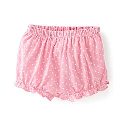 Babyhug 100% Cotton Knit Bloomers Butterfly Print Pack of 3 - Pink & White