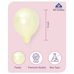 Babyhug Pastel Theme Birthday Decor Kit - Pack of 68 - Multicolour | Elegant Setup for Special Occasions