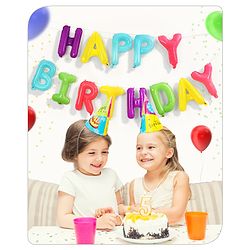 Babyhug Happy Birthday Foil Letter Balloons - Multicolour